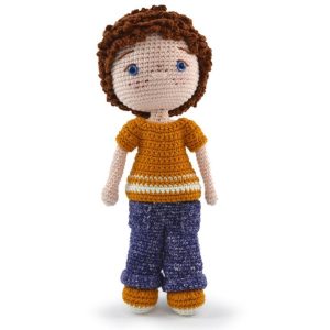 The Good Yarn Amigurumi Crochet kit doll oliver