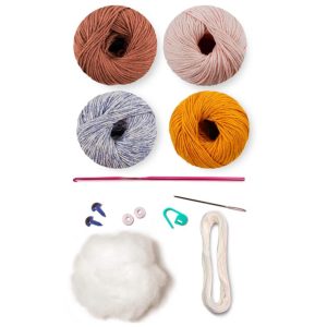 The Good Yarn Amigurumi Crochet kit doll oliver contents instructions