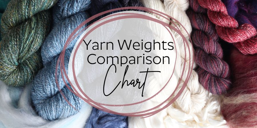 The Good Yarn Knitting Yarn Weights Comparison Chart