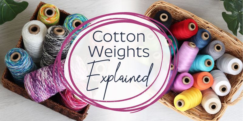 The Good Yarn Ashford Cotton weights explained for weaving