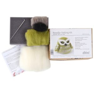 The Good Yarn Needle Felting Owl Kit
