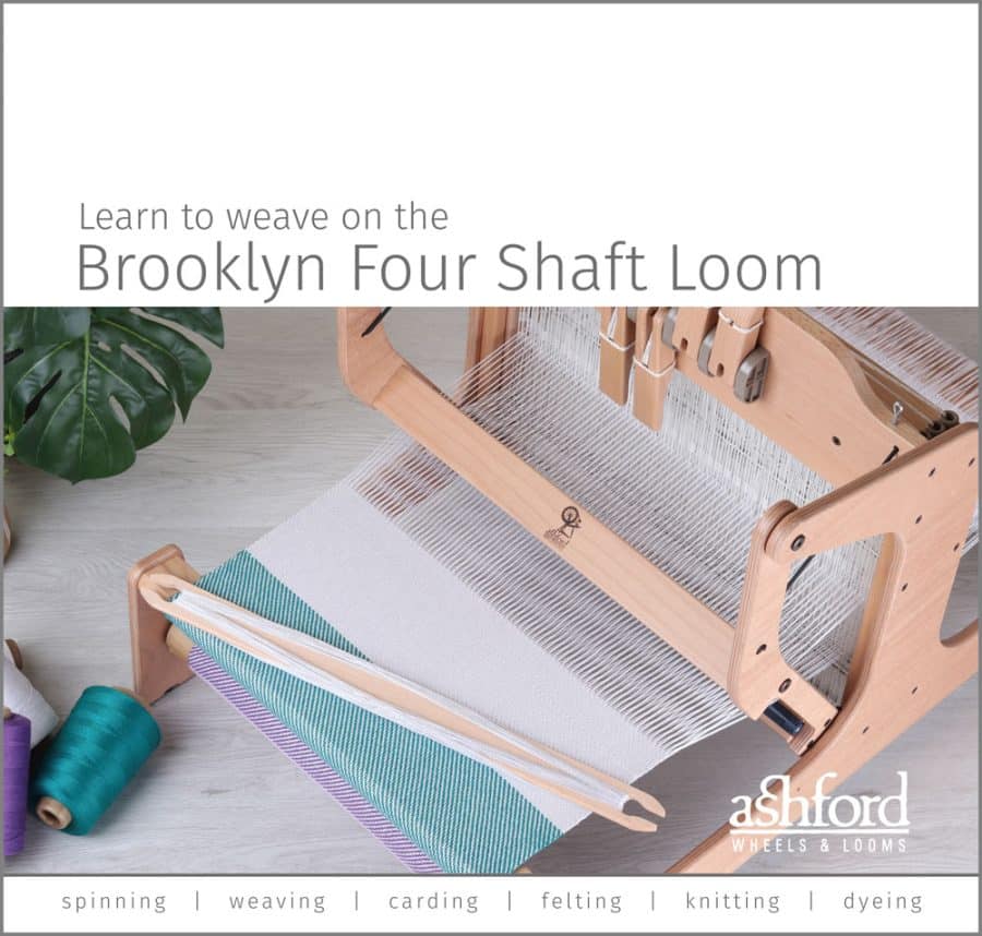 The Good Yarn Learn to weave on the Ashford Brooklyn Four Shaft Table Loom