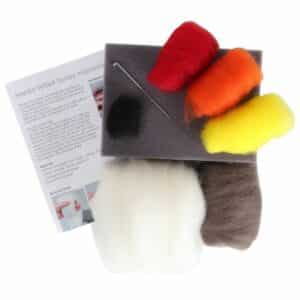 The Good Yarn Needle Felting Kit Turkey Kit