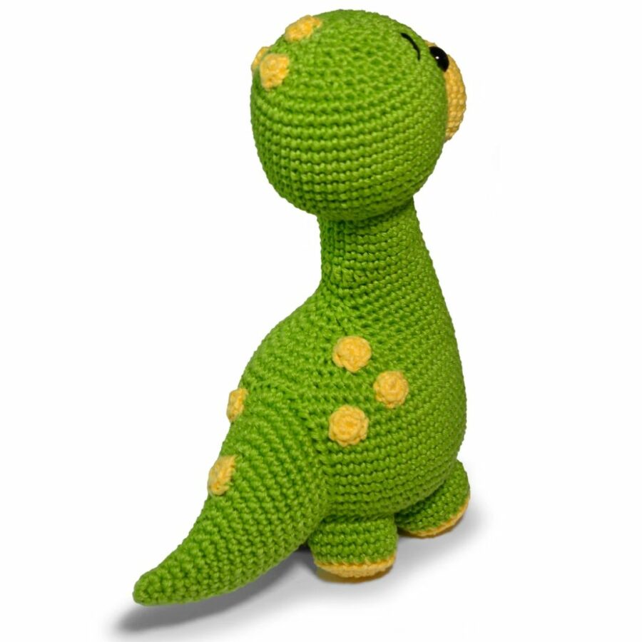 The Good Yarn Amigurumi Crochet Baby Brontesaurus back