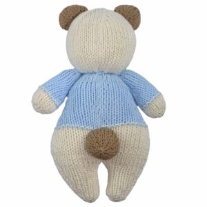 The Good Yarn Knitted Bear Boy Blue Back