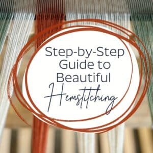 The Good Yarn Step-by-Step Guide to Beautiful Hemstitching Threads on a loom