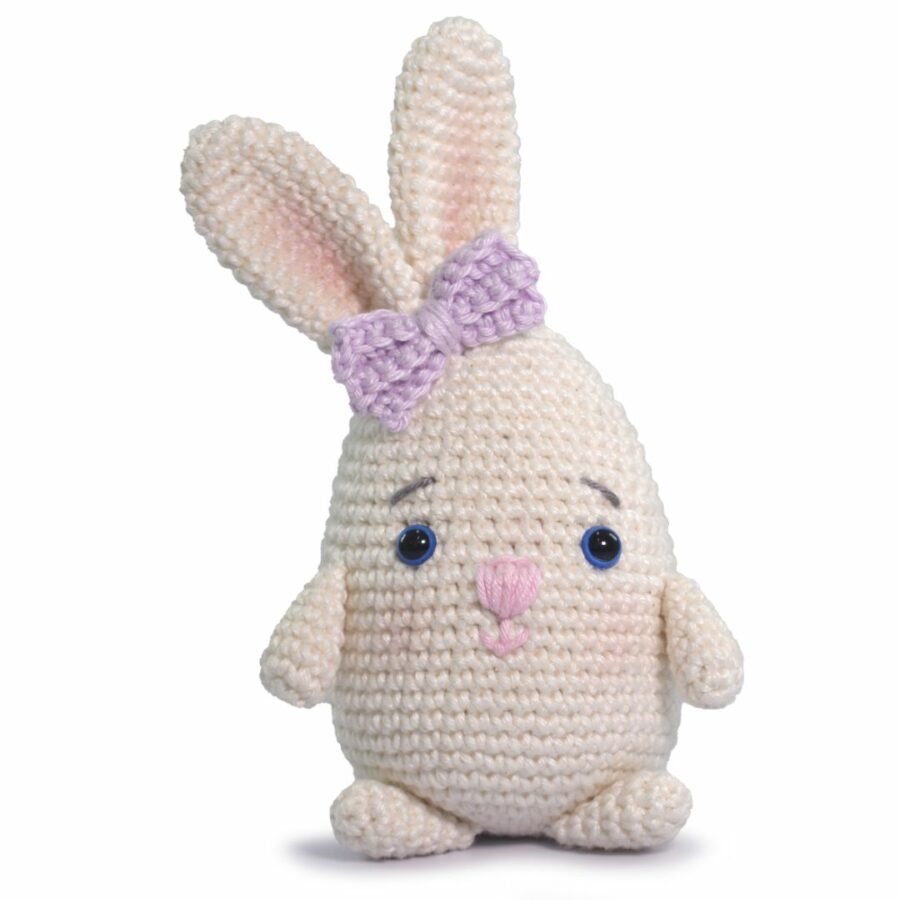 The Good Yarn Amigurumi Crochet kit Baby Bunny finished